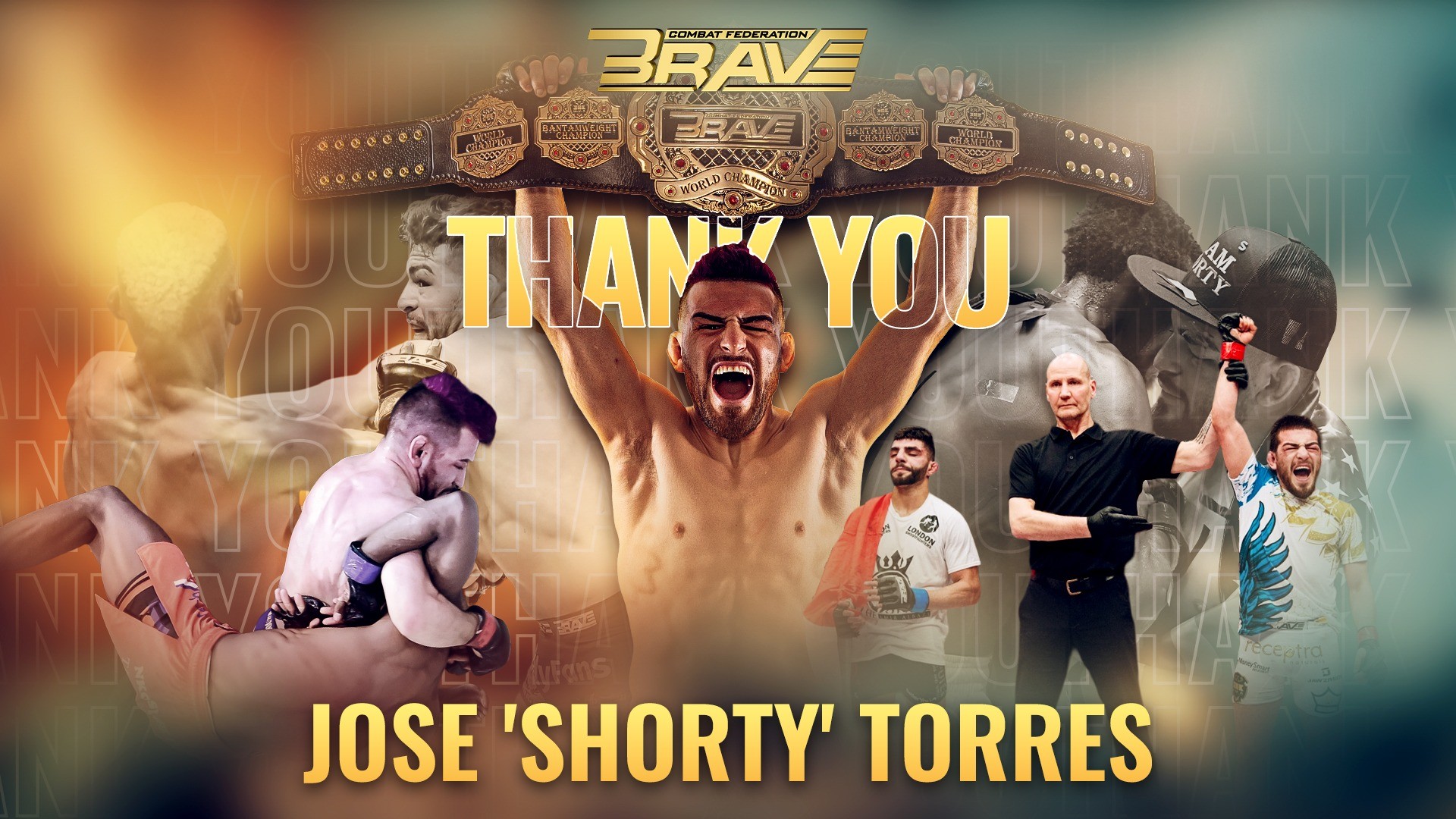 Former BRAVE CF Bantamweight World Champion Jose “Shorty” Torres